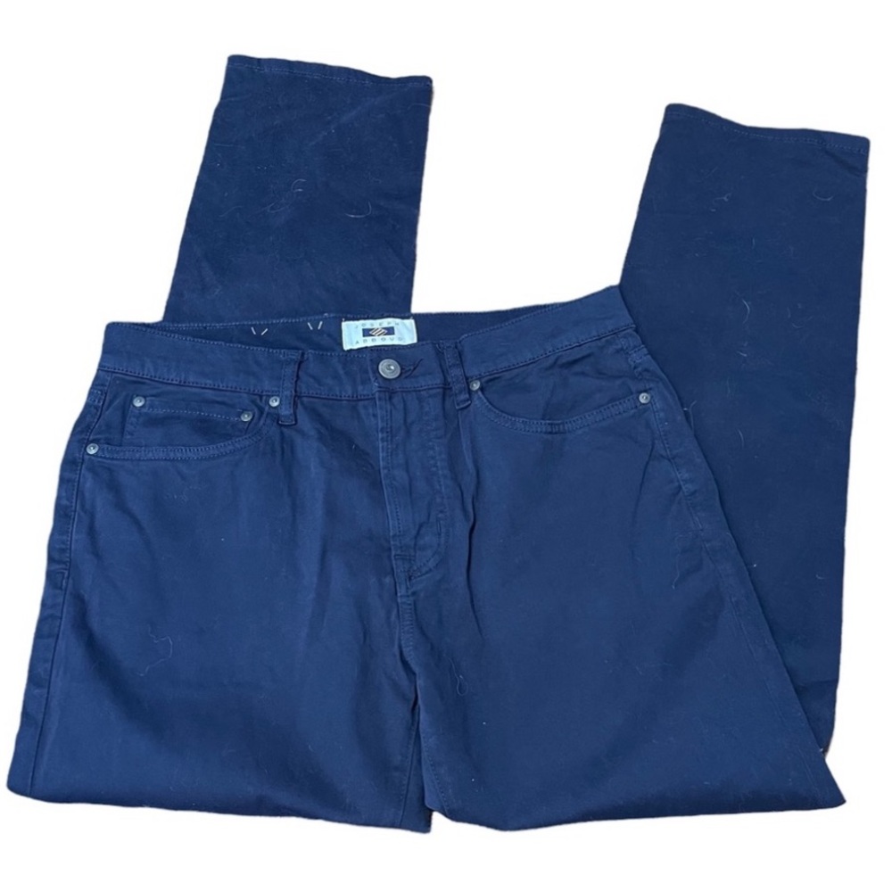 Joseph Abboud Blue Chinos with Straight Leg Cut
